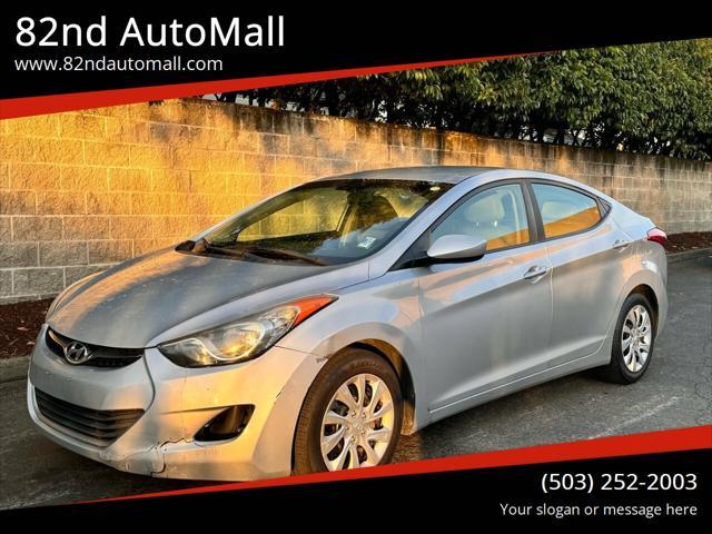 used 2012 Hyundai Elantra car, priced at $6,495