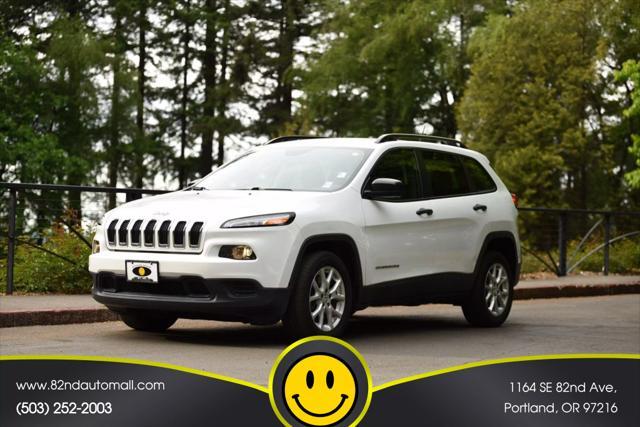 used 2016 Jeep Cherokee car, priced at $9,499