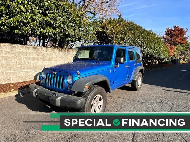 used 2015 Jeep Wrangler Unlimited car, priced at $15,995