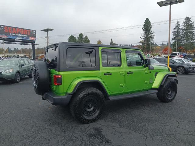 used 2018 Jeep Wrangler Unlimited car, priced at $30,900