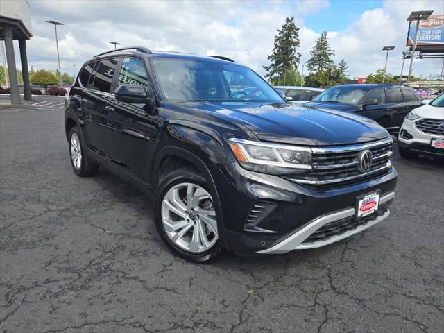 used 2021 Volkswagen Atlas car, priced at $27,200