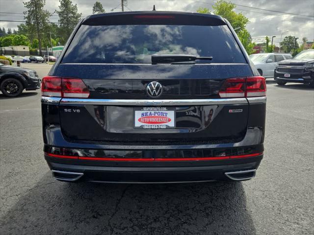 used 2021 Volkswagen Atlas car, priced at $27,200