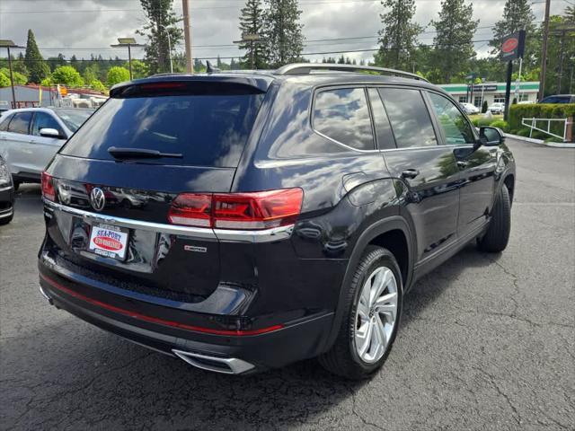 used 2021 Volkswagen Atlas car, priced at $27,200