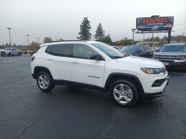 used 2023 Jeep Compass car, priced at $22,900