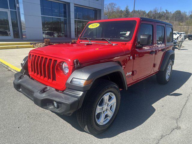 used 2018 Jeep Wrangler Unlimited car, priced at $25,571