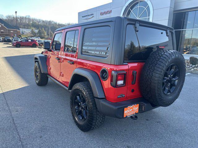 used 2020 Jeep Wrangler Unlimited car, priced at $29,331