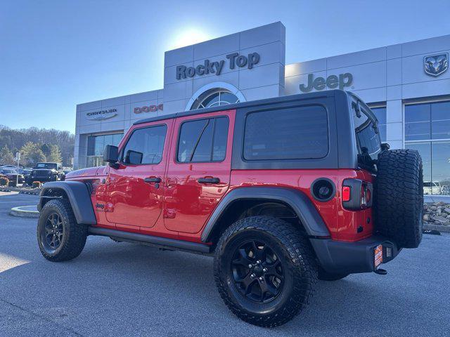 used 2020 Jeep Wrangler Unlimited car, priced at $29,331