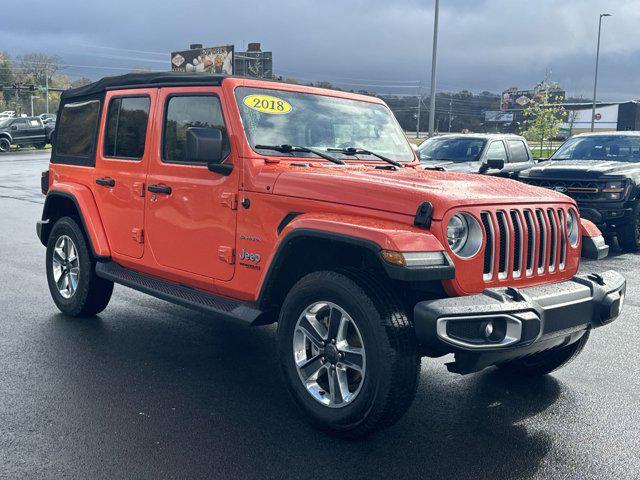 used 2018 Jeep Wrangler Unlimited car, priced at $22,386