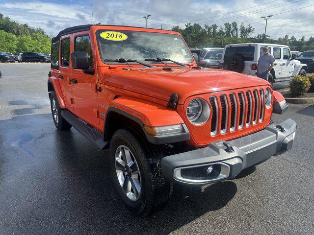 used 2018 Jeep Wrangler Unlimited car, priced at $23,986