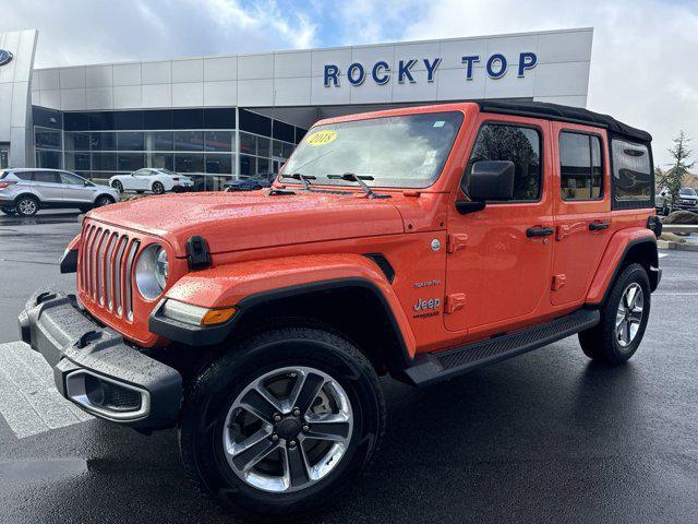 used 2018 Jeep Wrangler Unlimited car, priced at $22,386