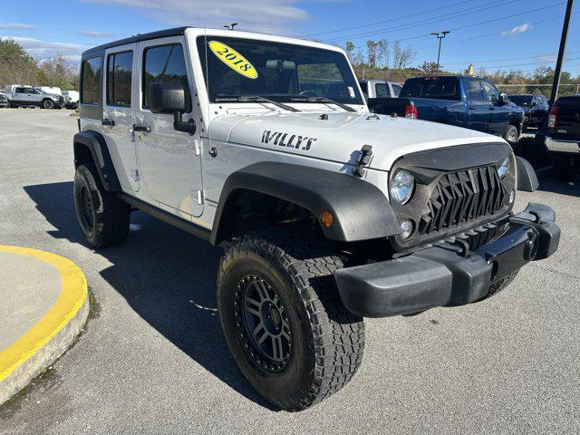 used 2018 Jeep Wrangler JK Unlimited car, priced at $24,950