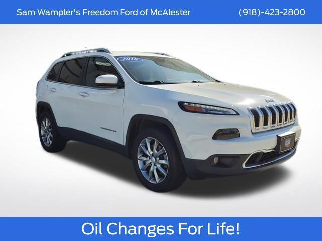 used 2018 Jeep Cherokee car, priced at $15,128