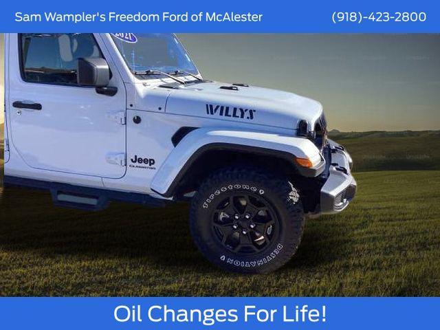 used 2021 Jeep Gladiator car, priced at $32,583