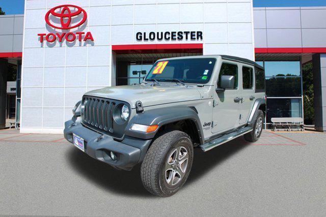 used 2021 Jeep Wrangler Unlimited car, priced at $31,987