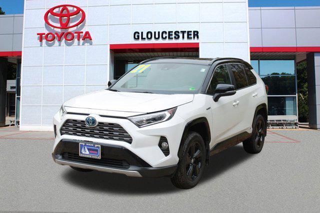 used 2021 Toyota RAV4 Hybrid car, priced at $26,500