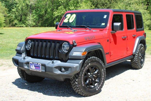 used 2020 Jeep Wrangler Unlimited car, priced at $33,987