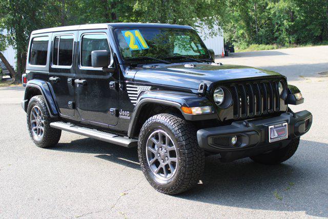used 2021 Jeep Wrangler Unlimited car, priced at $25,750