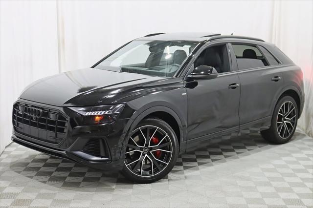 used 2021 Audi Q8 car, priced at $41,800