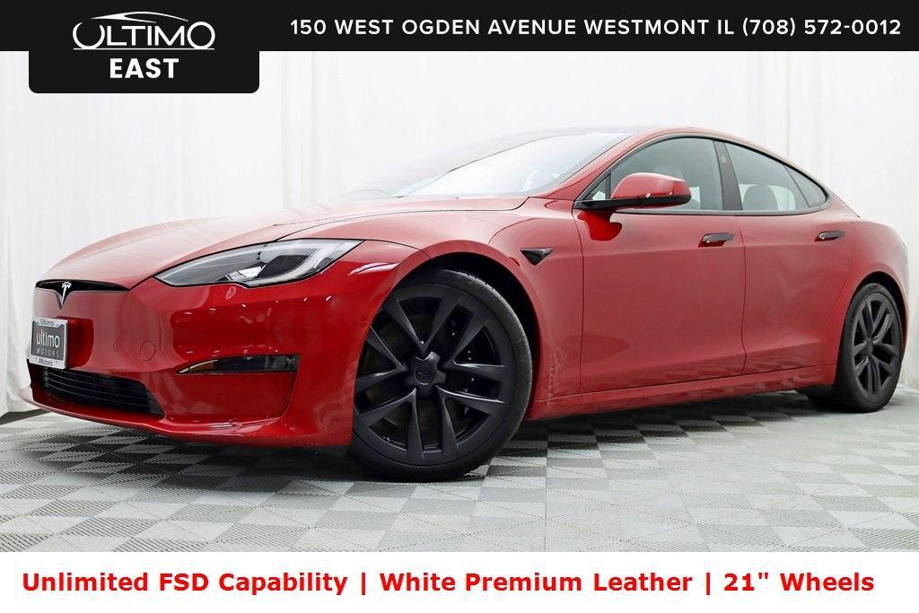 used 2022 Tesla Model S car, priced at $64,800