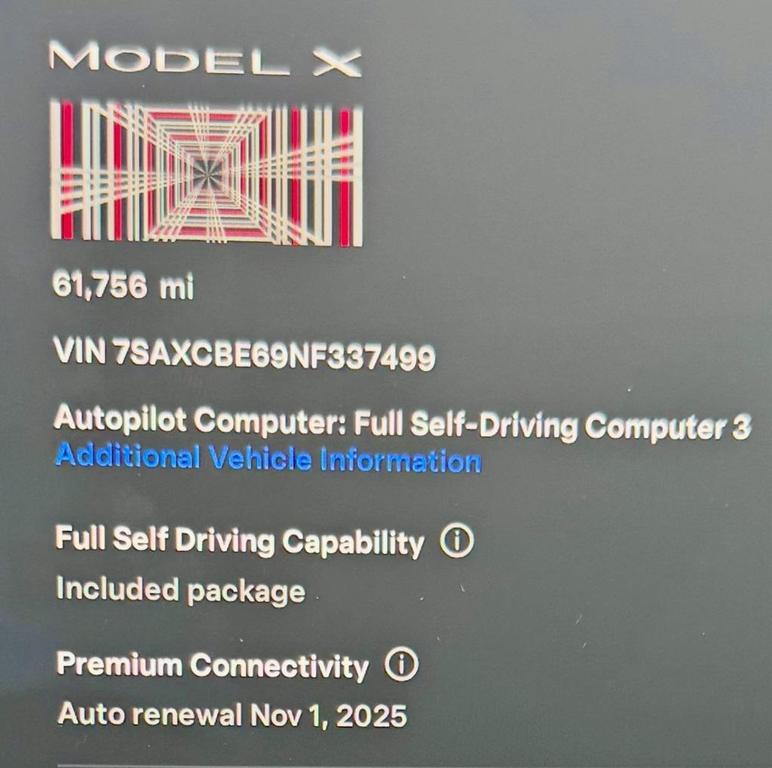 used 2022 Tesla Model X car