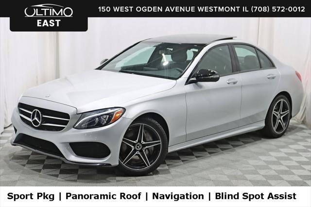 used 2017 Mercedes-Benz C-Class car, priced at $17,800