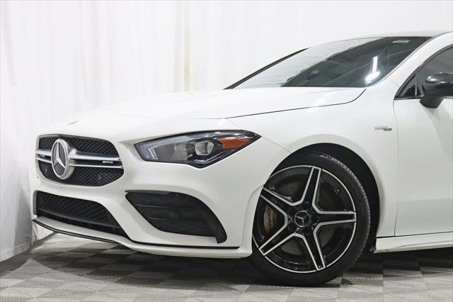 used 2022 Mercedes-Benz AMG CLA 35 car, priced at $35,980