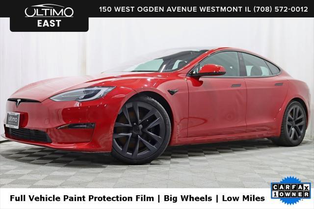 used 2021 Tesla Model S car, priced at $59,800