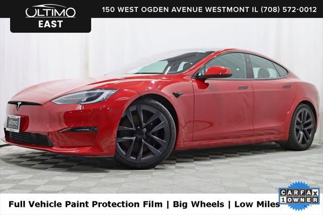 used 2021 Tesla Model S car, priced at $61,980