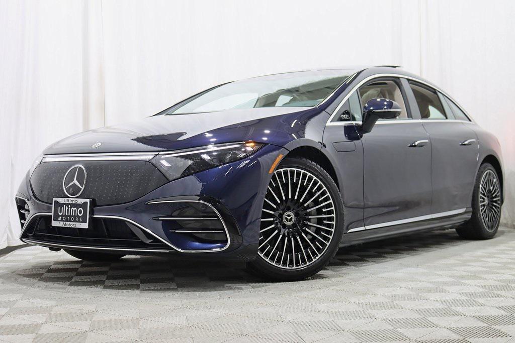 used 2022 Mercedes-Benz EQS 580 car, priced at $51,800