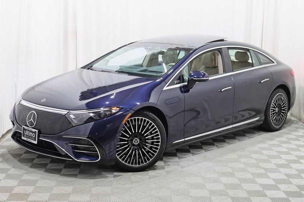 used 2022 Mercedes-Benz EQS 580 car, priced at $51,800