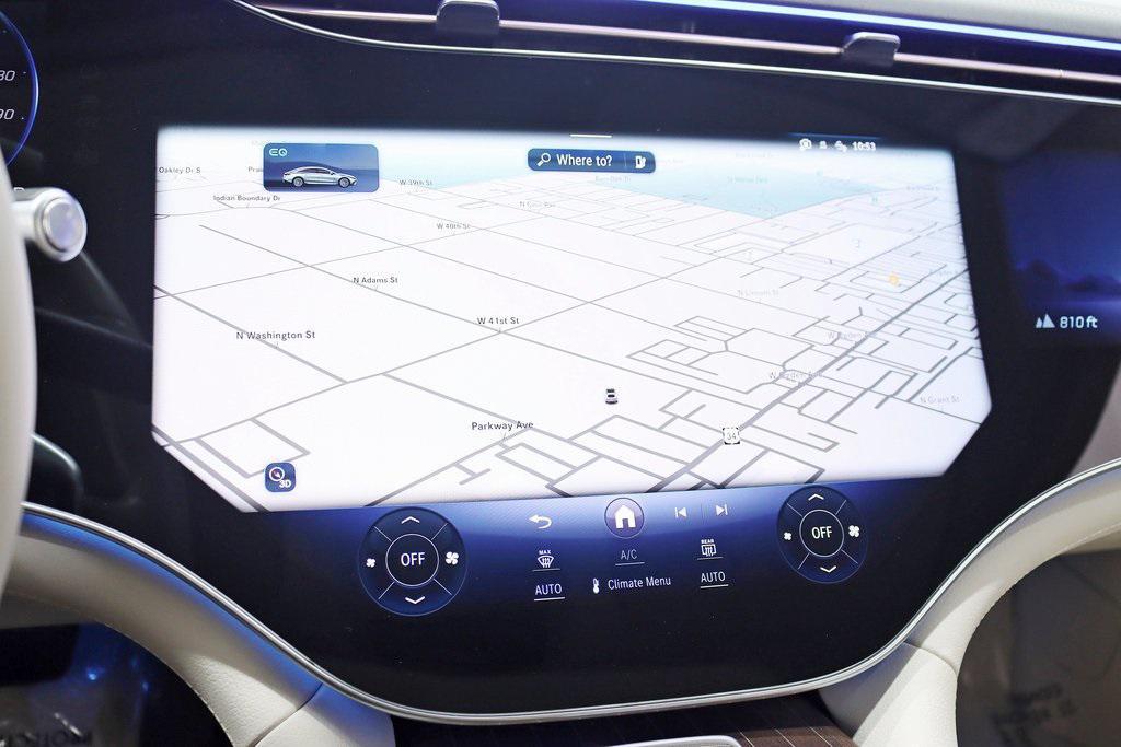 used 2022 Mercedes-Benz EQS 580 car, priced at $51,800