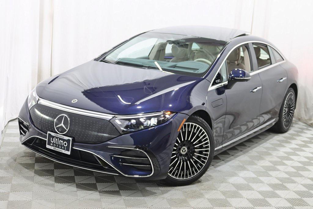 used 2022 Mercedes-Benz EQS 580 car, priced at $51,800