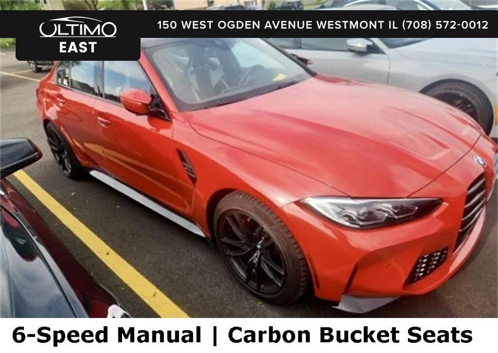 used 2022 BMW M3 car, priced at $73,800