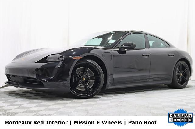 used 2021 Porsche Taycan car, priced at $68,800