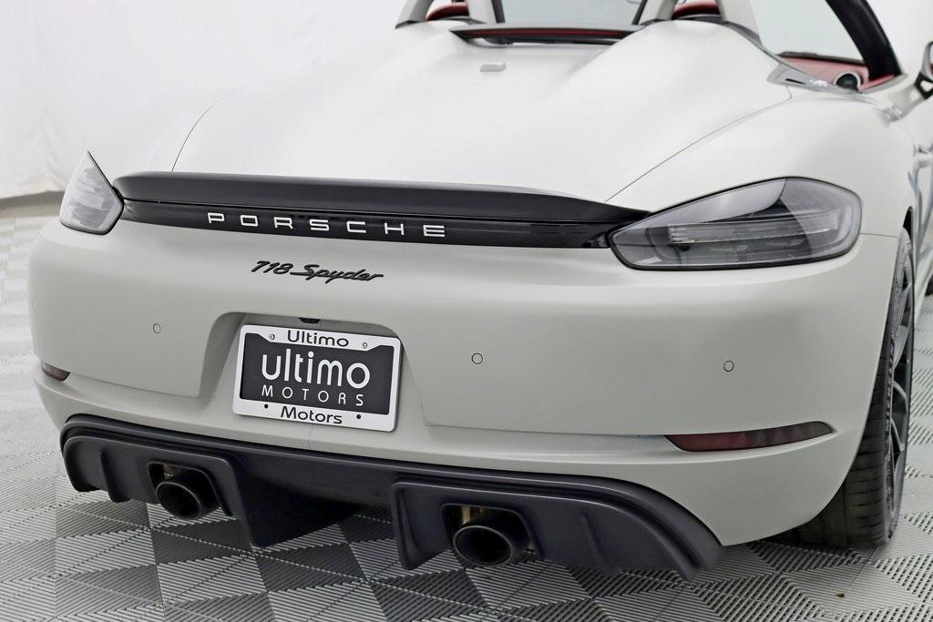 used 2021 Porsche 718 Spyder car, priced at $139,800