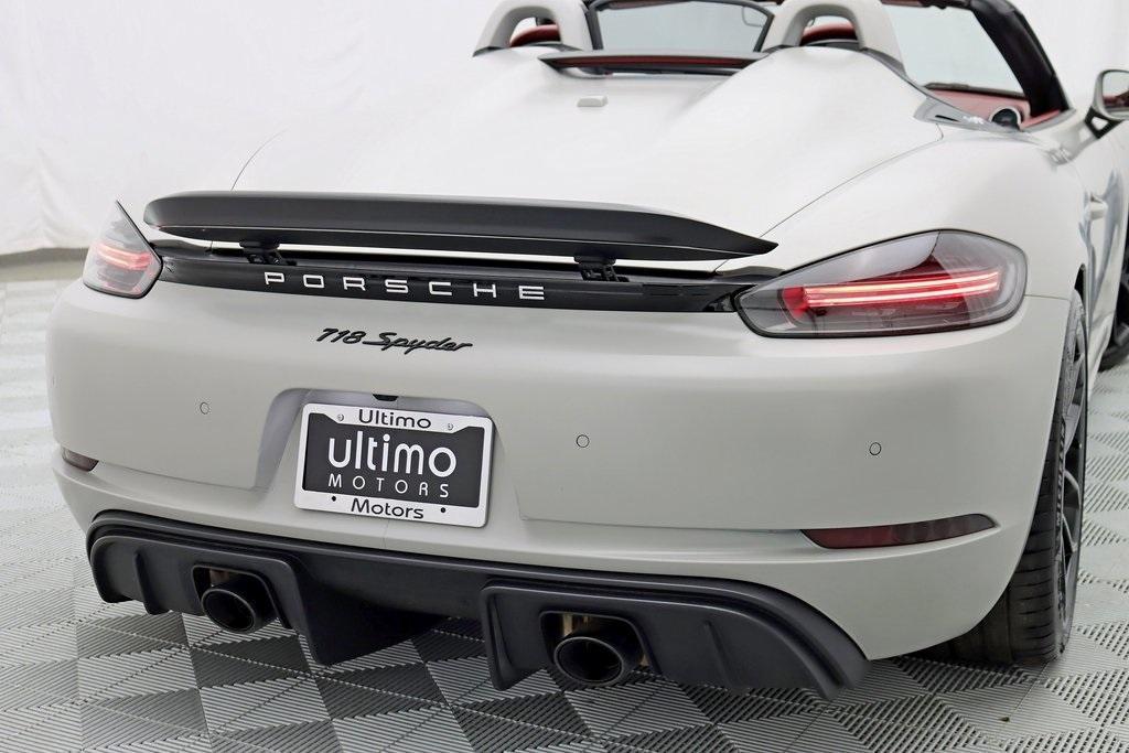 used 2021 Porsche 718 Spyder car, priced at $139,800