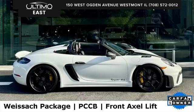 used 2024 Porsche 718 Spyder car, priced at $234,800