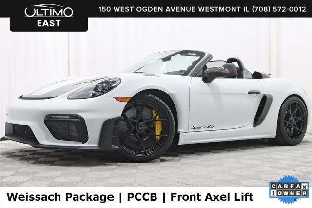 used 2024 Porsche 718 Spyder car, priced at $224,800