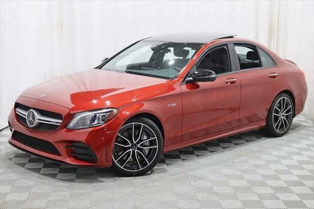 used 2019 Mercedes-Benz AMG C 43 car, priced at $34,980