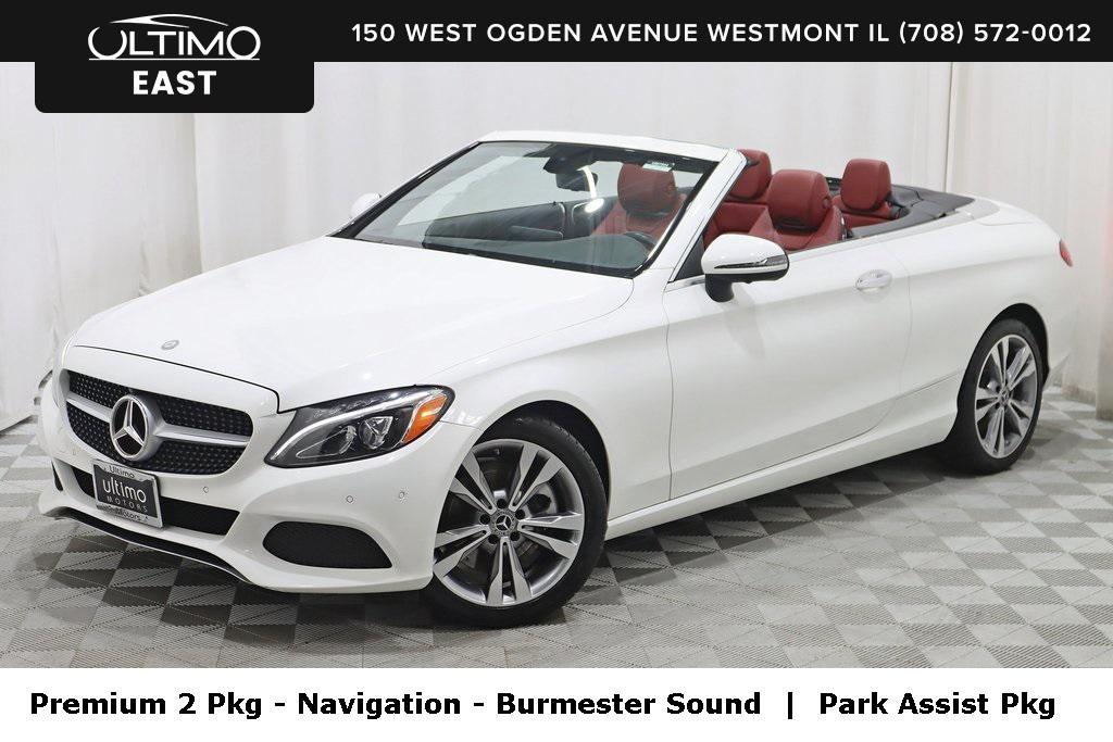 used 2017 Mercedes-Benz C-Class car, priced at $27,980