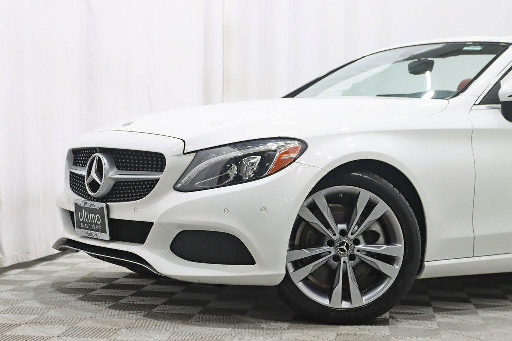 used 2017 Mercedes-Benz C-Class car, priced at $27,980