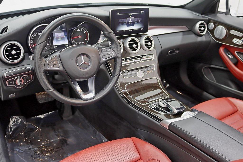 used 2017 Mercedes-Benz C-Class car, priced at $27,980