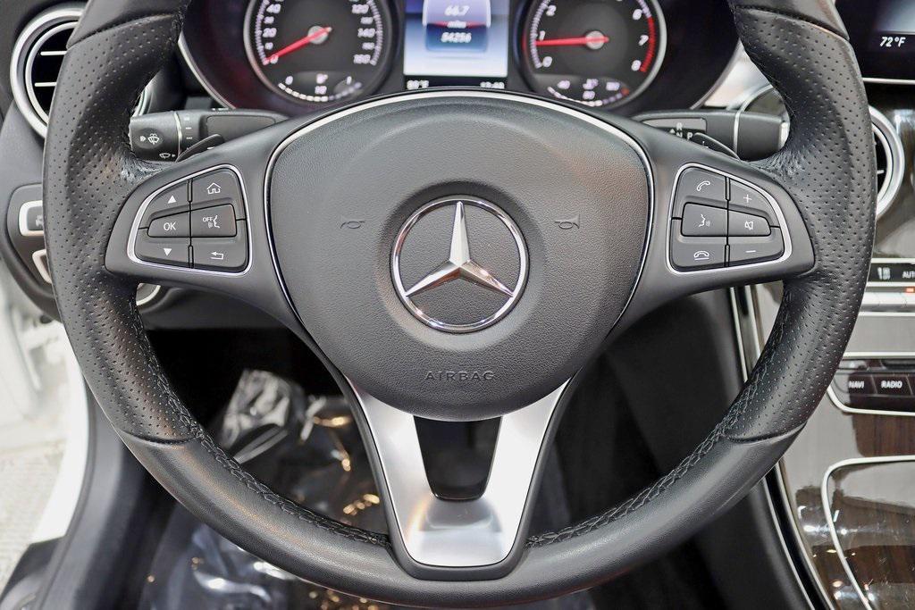 used 2017 Mercedes-Benz C-Class car, priced at $27,980