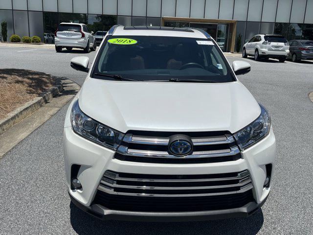 used 2018 Toyota Highlander Hybrid car, priced at $27,397