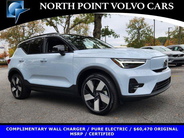 used 2024 Volvo XC40 Recharge Pure Electric car, priced at $42,999