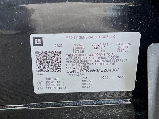 used 2021 Chevrolet Traverse car, priced at $21,975
