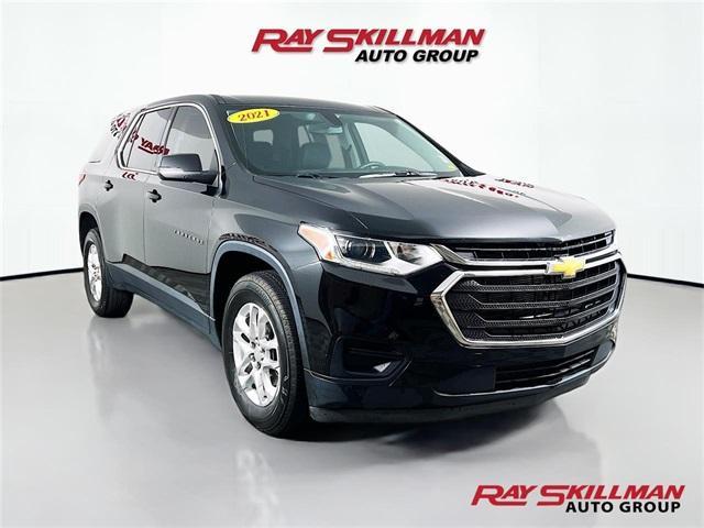 used 2021 Chevrolet Traverse car, priced at $21,975