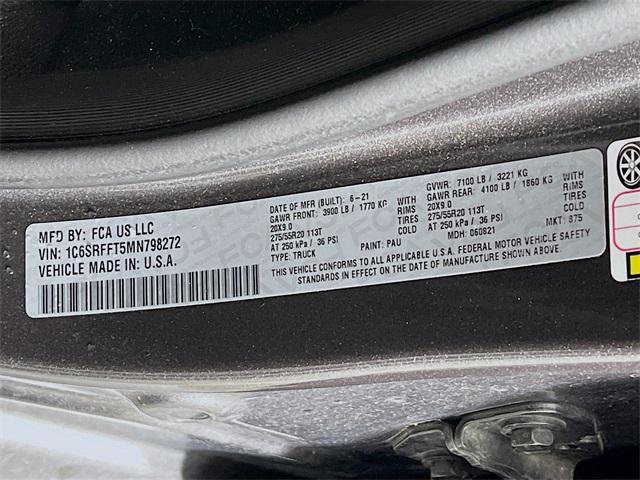 used 2021 Ram 1500 car, priced at $37,975