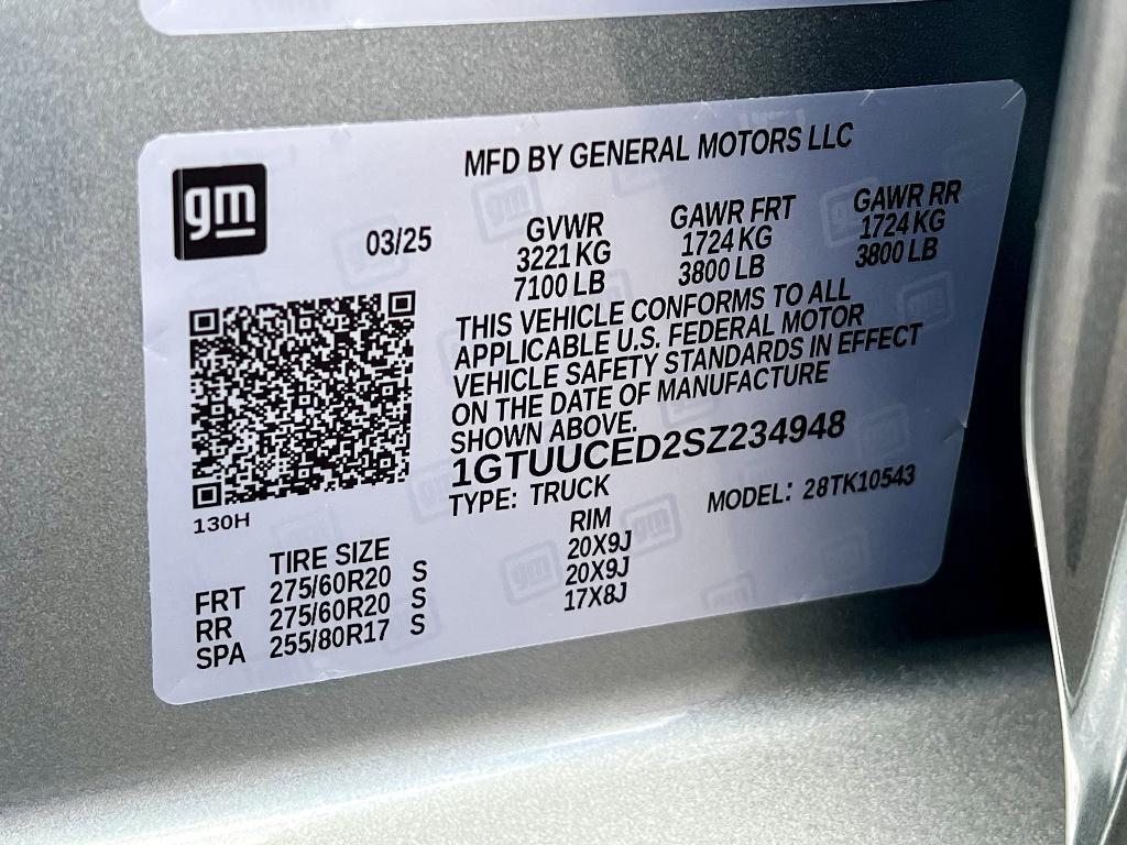 new 2025 GMC Sierra 1500 car, priced at $93,390