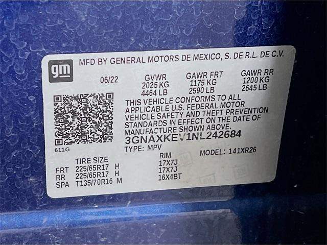 used 2022 Chevrolet Equinox car, priced at $23,975